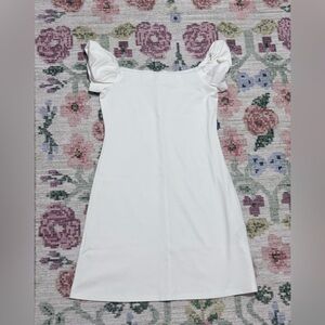 White off the shoulder dress